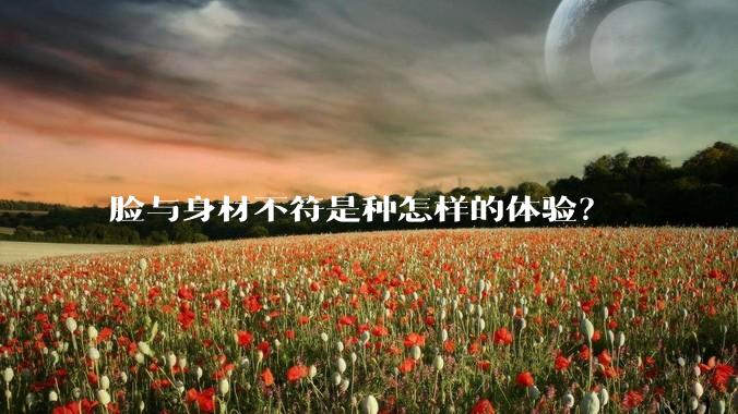 脸与身材不符是种怎样的体验？