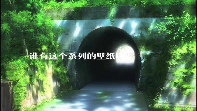 谁有这个系列的壁纸啊？