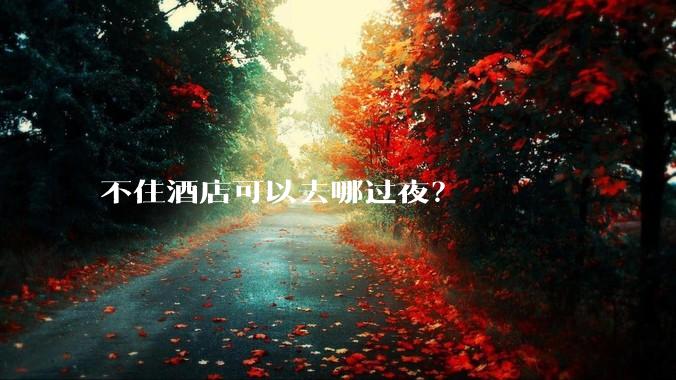 不住酒店可以去哪过夜？