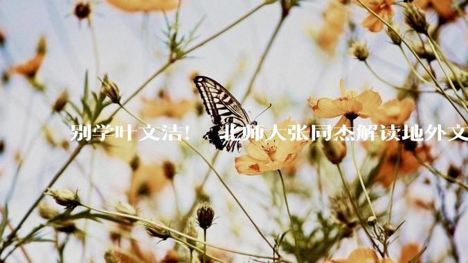 别学叶文洁！ 北师大张同杰解读地外文明探测新规：收到外星信号，先让全球科学家“验验货”_科学界_数据_文件