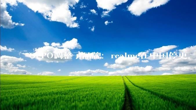 OPPO调整子品牌：realme在中国停更，一加在欧美停更_产品_市场_手机