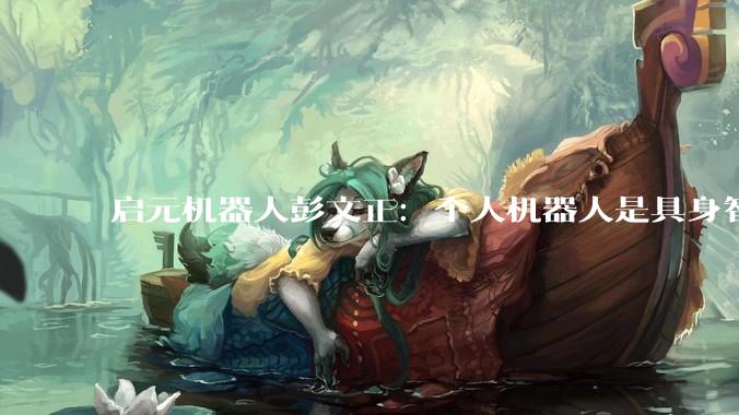 启元机器人彭文正：个人机器人是具身智能的星辰大海_人形_行业_场景